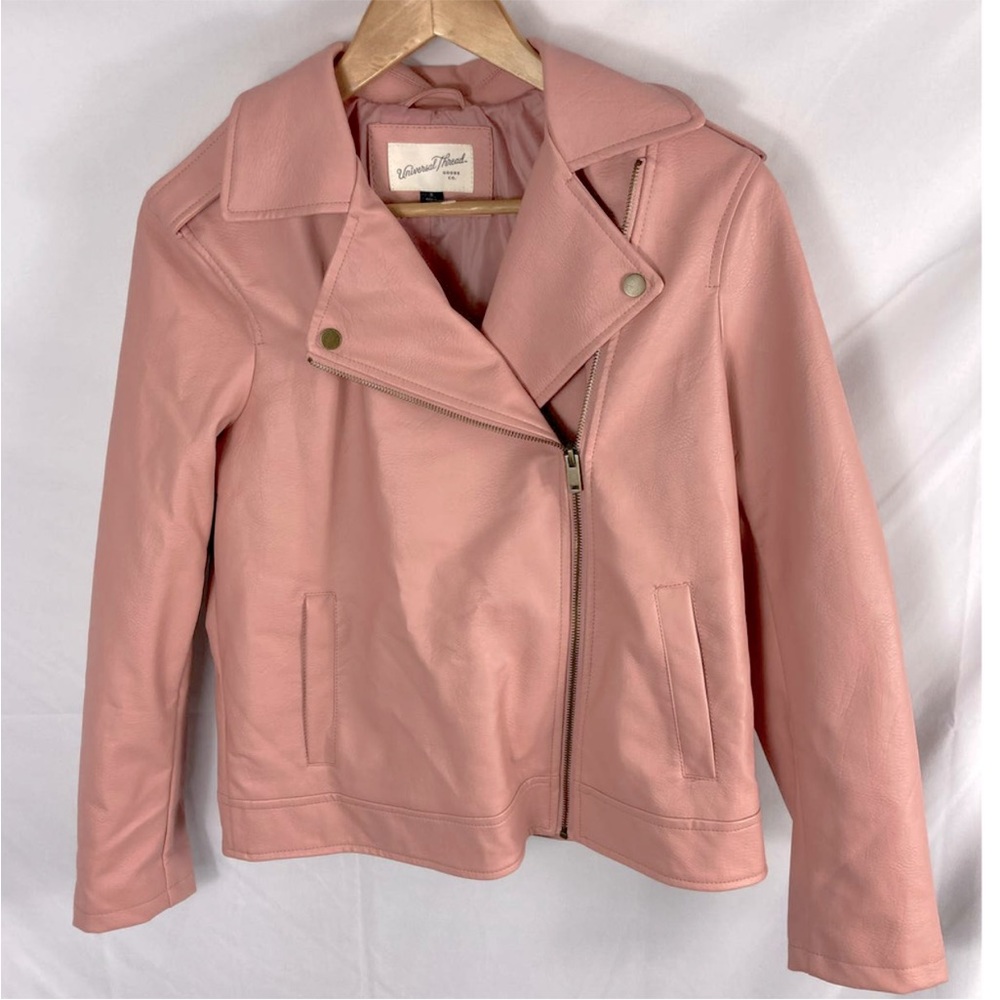 Pink (p)leather motto jacket!